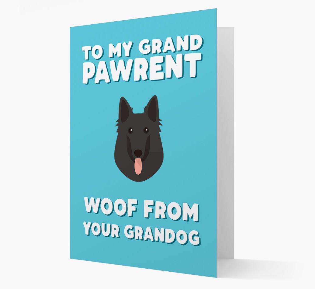 'To My Grandpawrent' - Personalized {breedFullName} Card