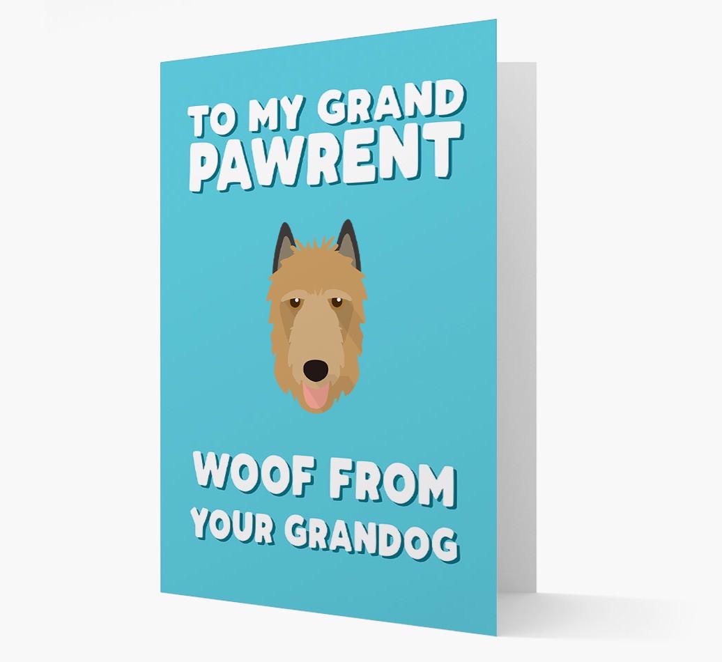 'To My Grandpawrent' - Personalized {breedFullName} Card