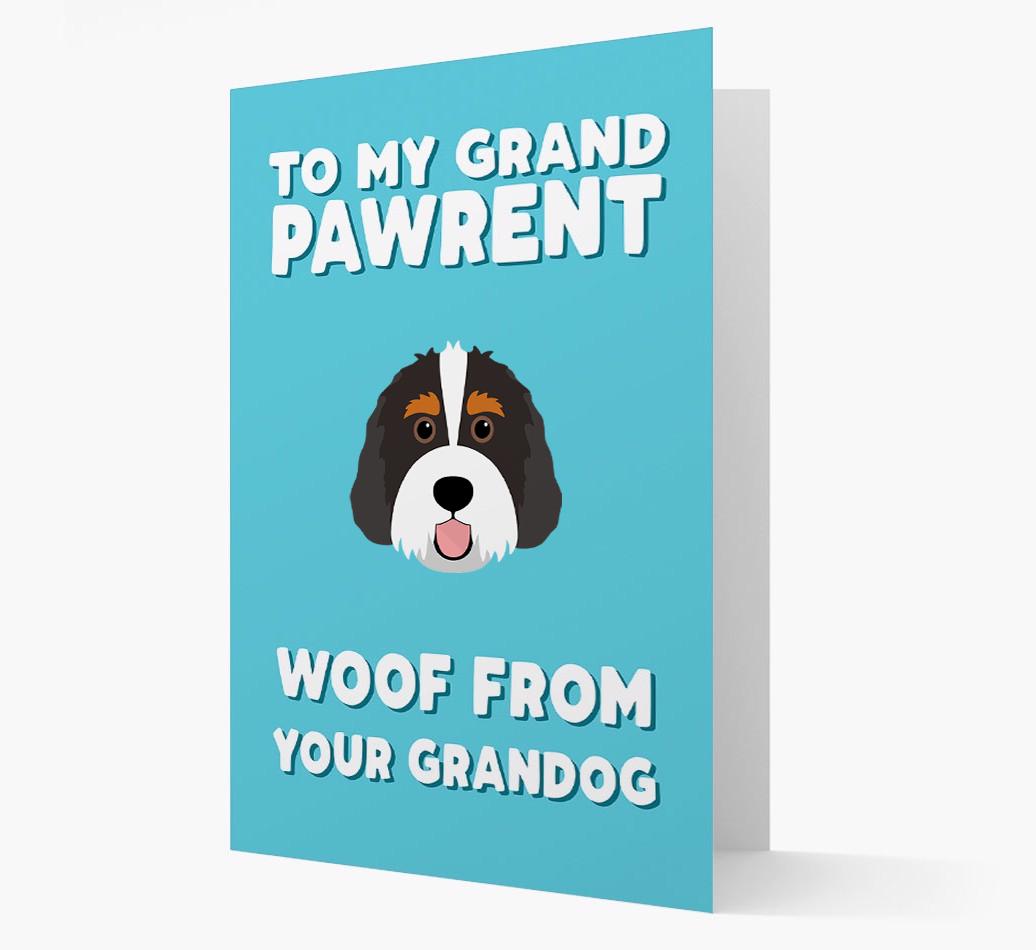'To My Grandpawrent' - Personalized {breedFullName} Card