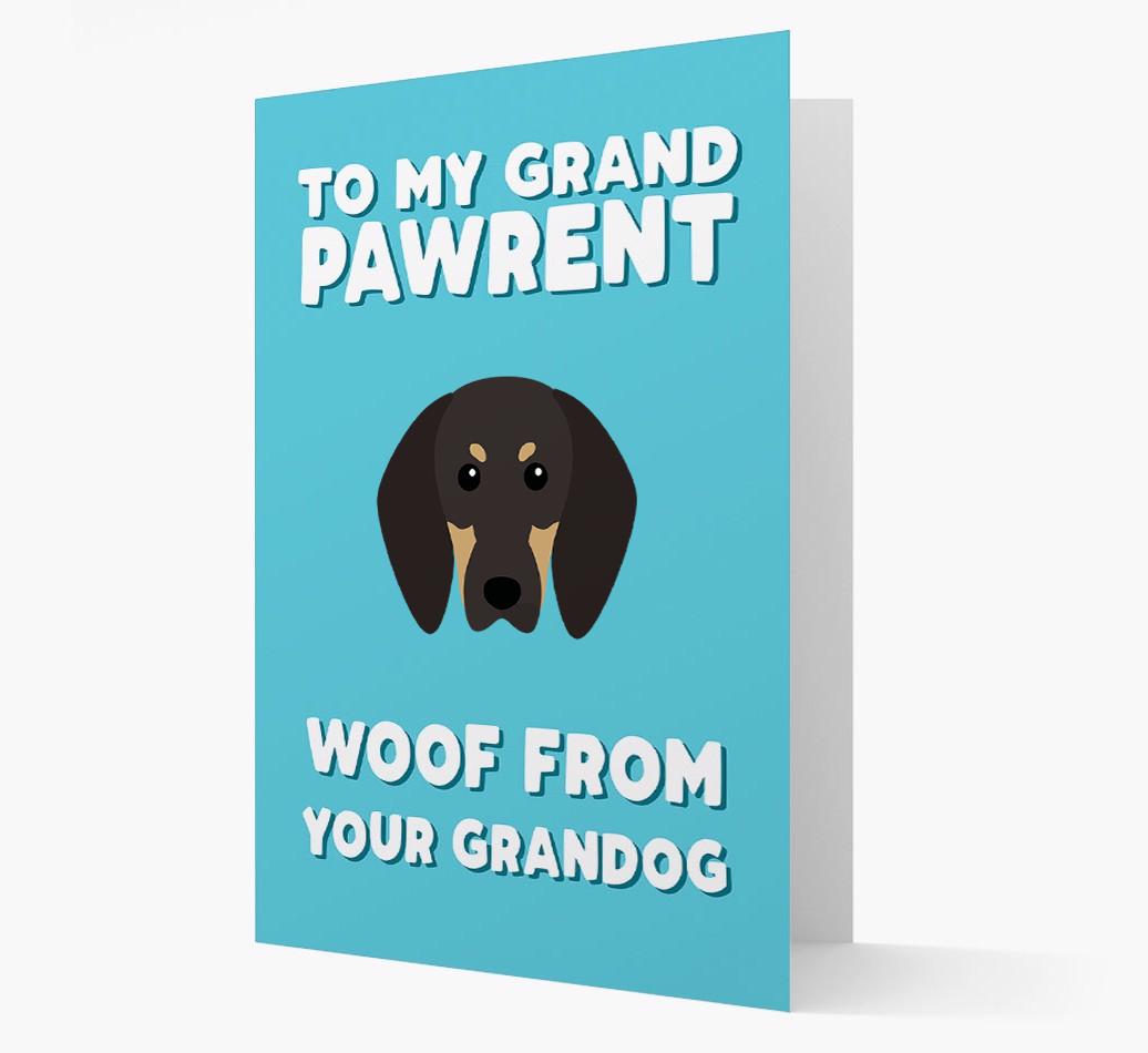 'To My Grandpawrent' - Personalized {breedFullName} Card