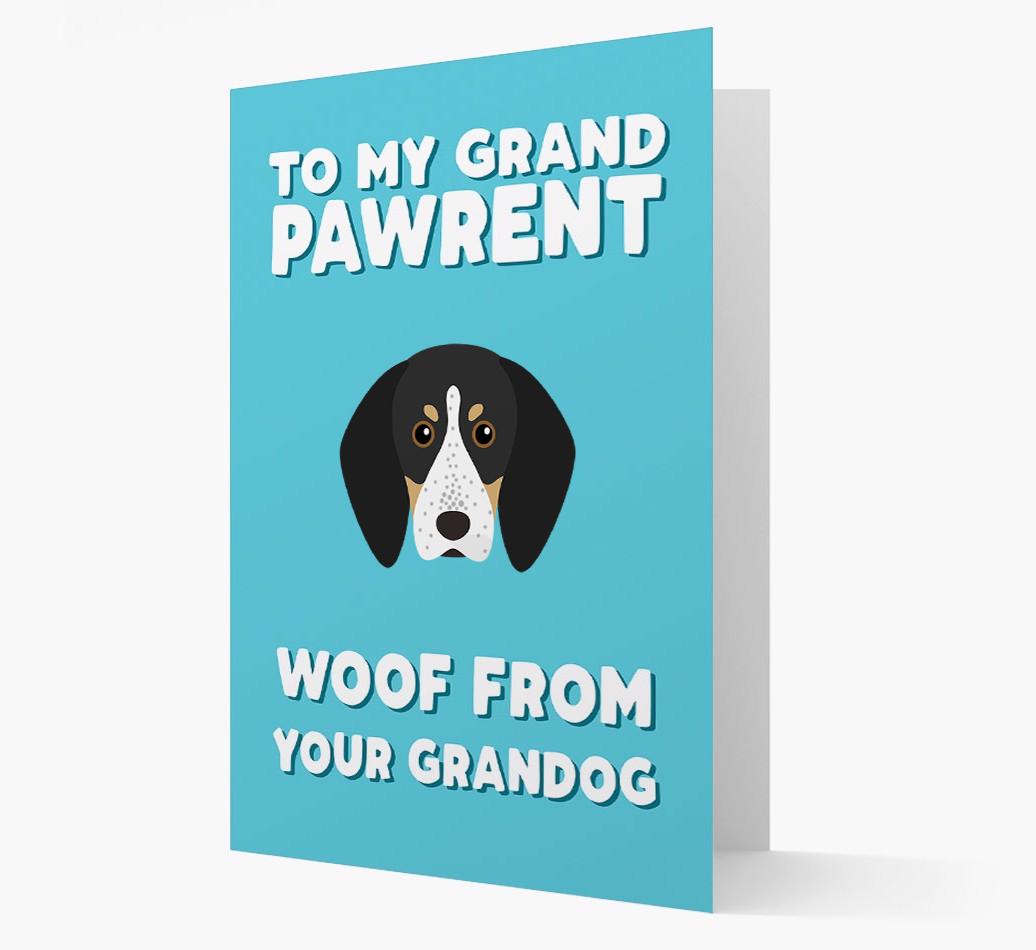 'To My Grandpawrent' - Personalized {breedFullName} Card