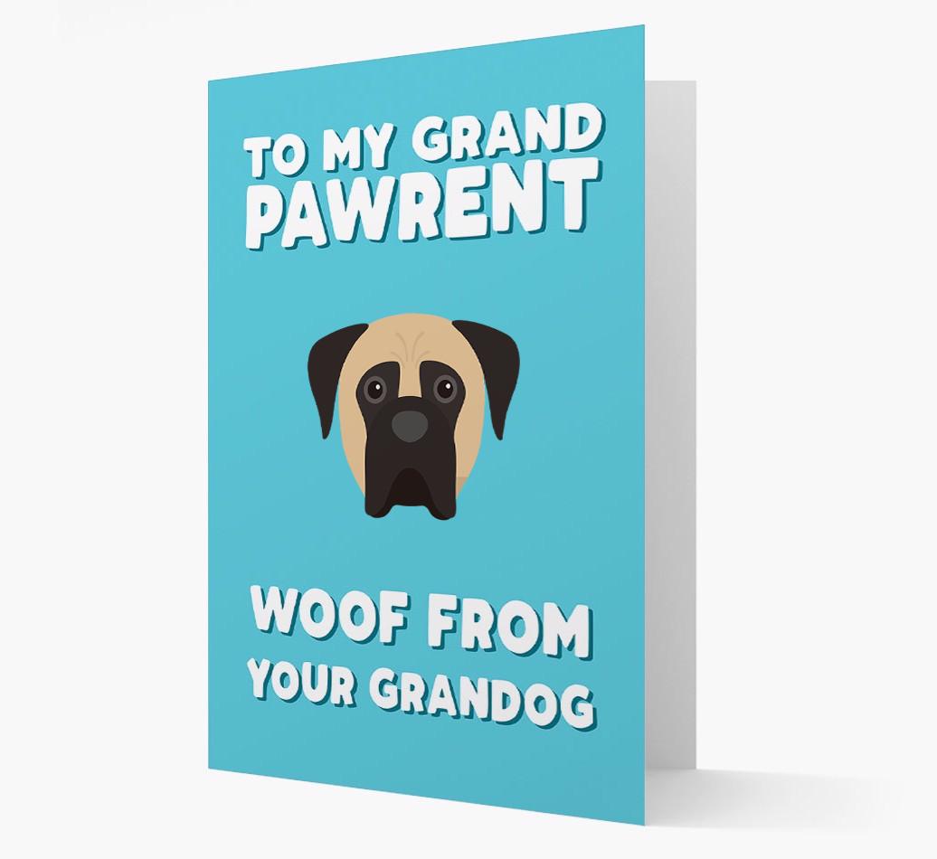 'To My Grandpawrent' - Personalized {breedFullName} Card