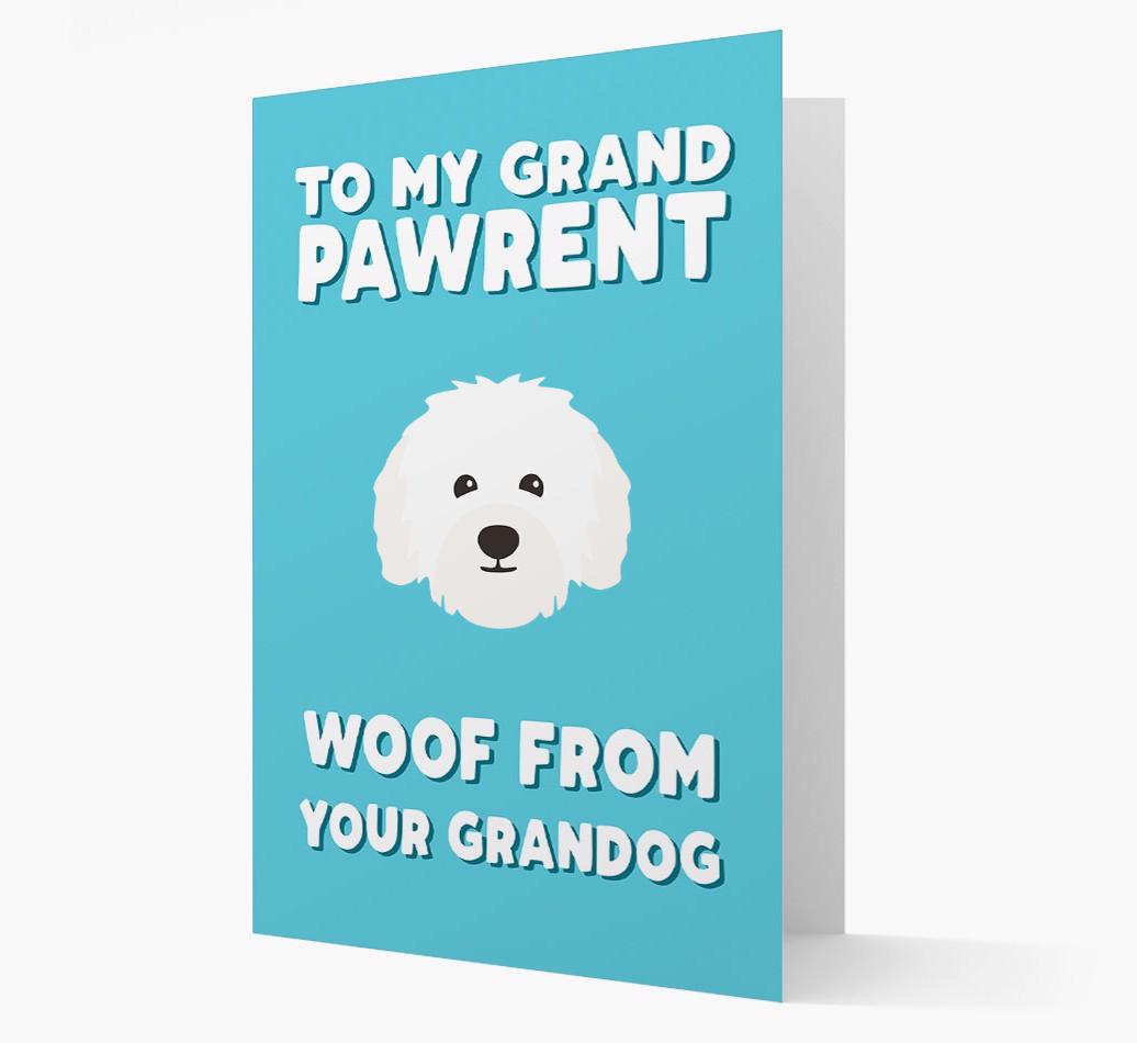 'To My Grandpawrent' - Personalized {breedFullName} Card