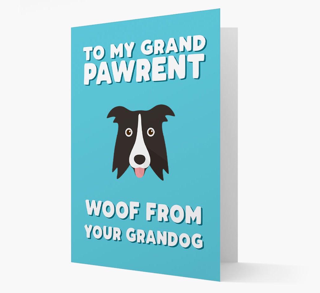 'To My Grandpawrent' - Personalized {breedFullName} Card
