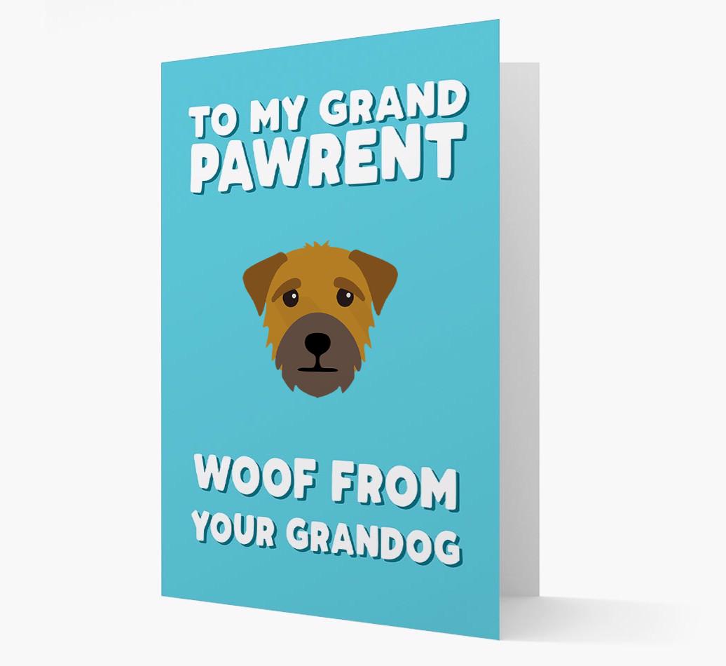 'To My Grandpawrent' - Personalized {breedFullName} Card