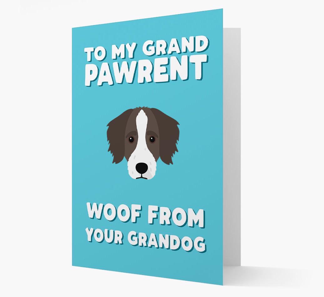 'To My Grandpawrent' - Personalized {breedFullName} Card