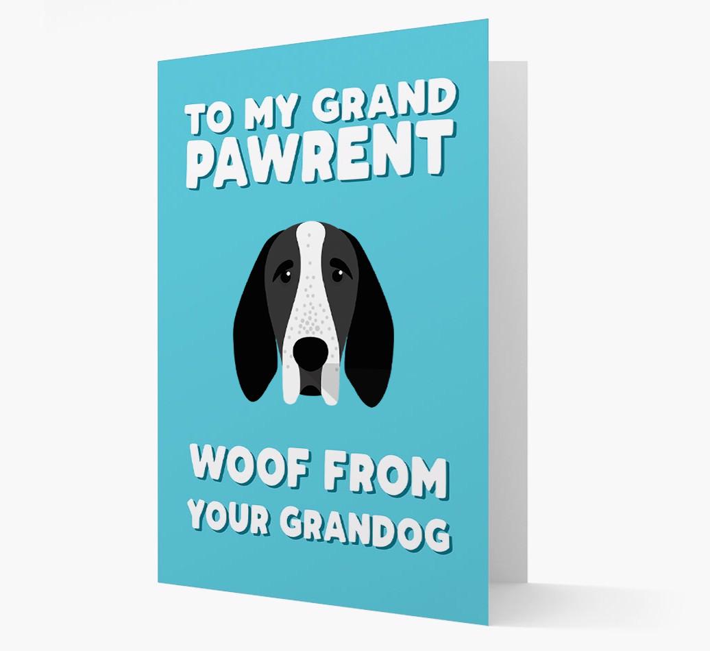 'To My Grandpawrent' - Personalized {breedFullName} Card