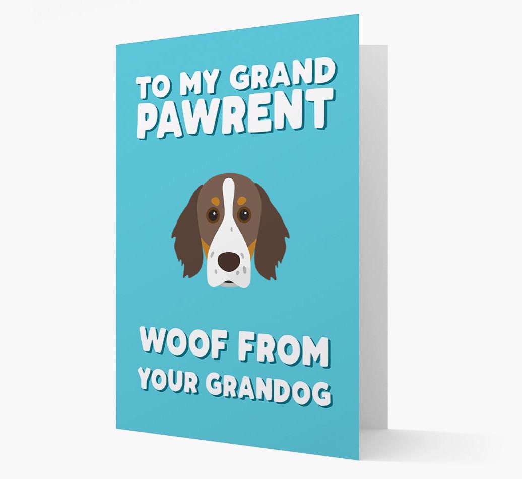 'To My Grandpawrent' - Personalized {breedFullName} Card