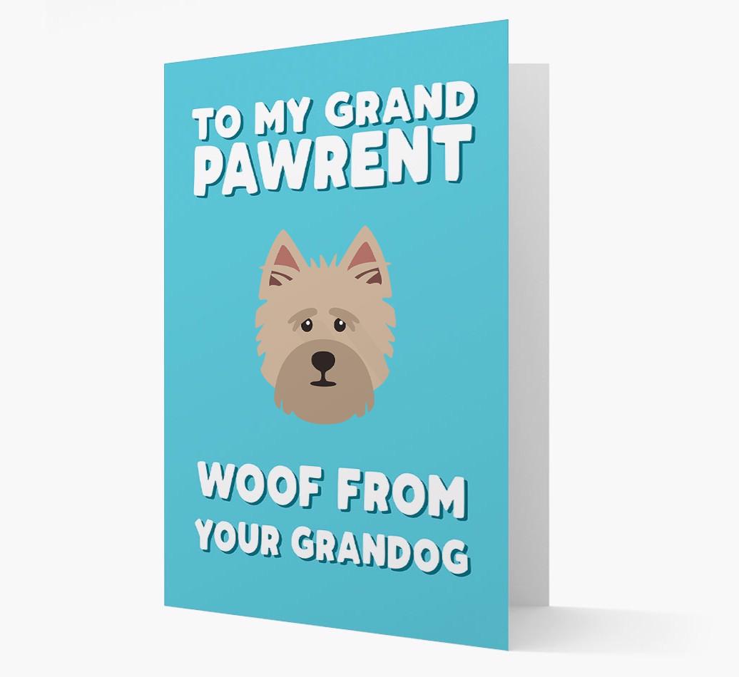 'To My Grandpawrent' - Personalized {breedFullName} Card