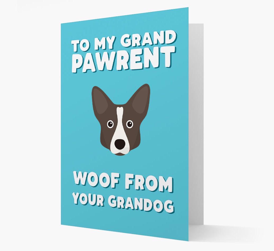 'To My Grandpawrent' - Personalized {breedFullName} Card
