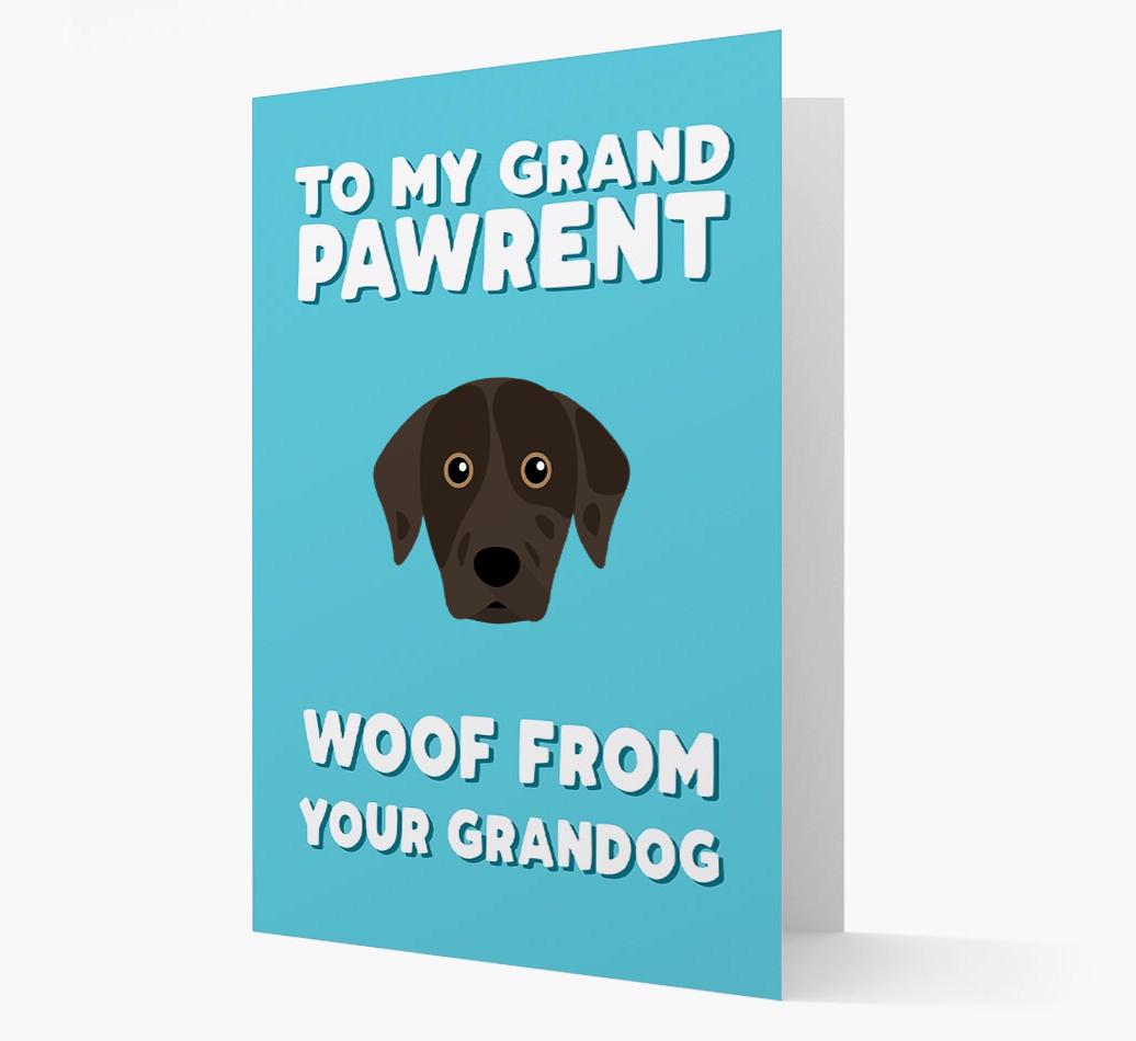 'To My Grandpawrent' - Personalized {breedFullName} Card