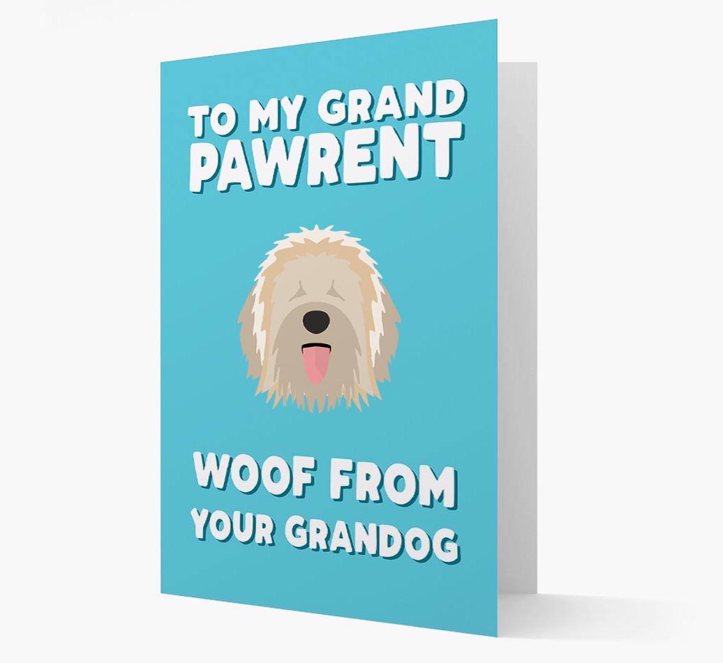 'To My Grandpawrent' - Personalized {breedFullName} Card