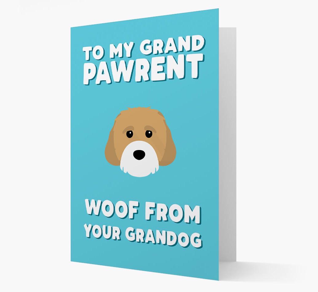 'To My Grandpawrent' - Personalized {breedFullName} Card