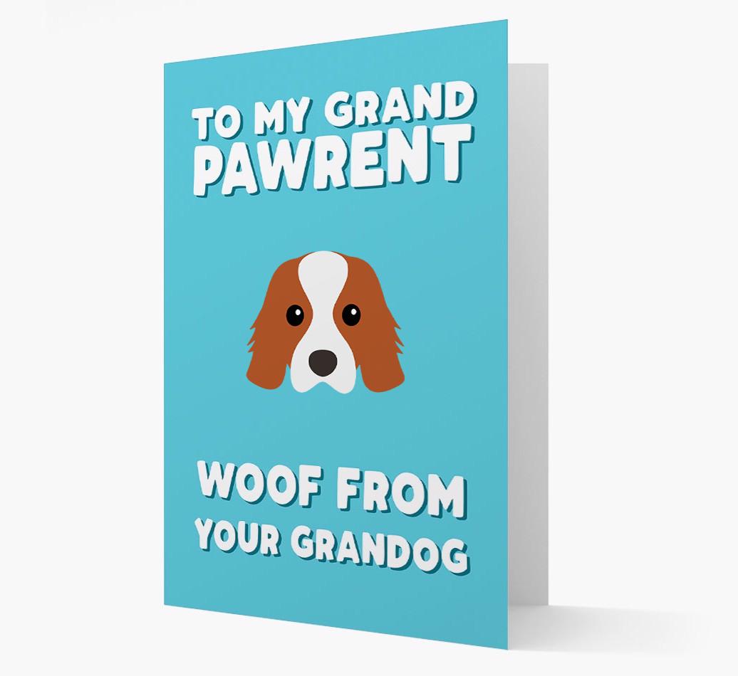 'To My Grandpawrent' - Personalized {breedFullName} Card