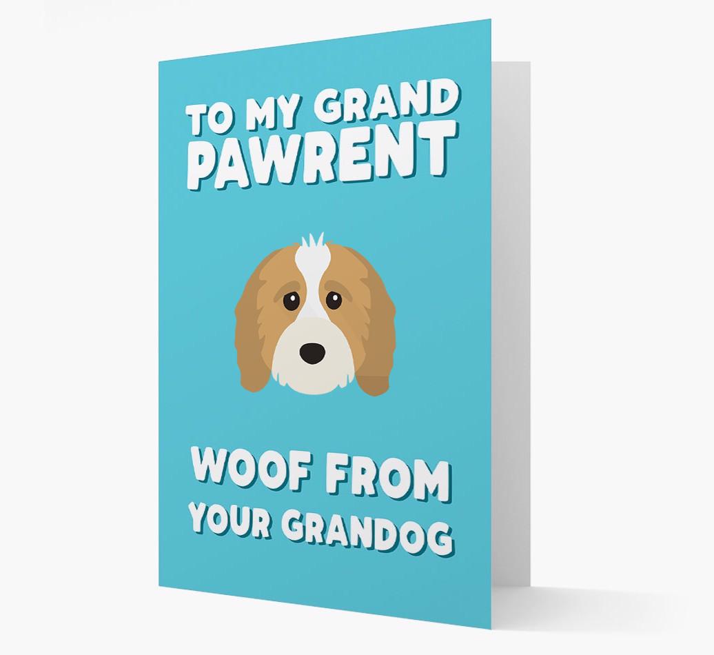 'To My Grandpawrent' - Personalized {breedFullName} Card