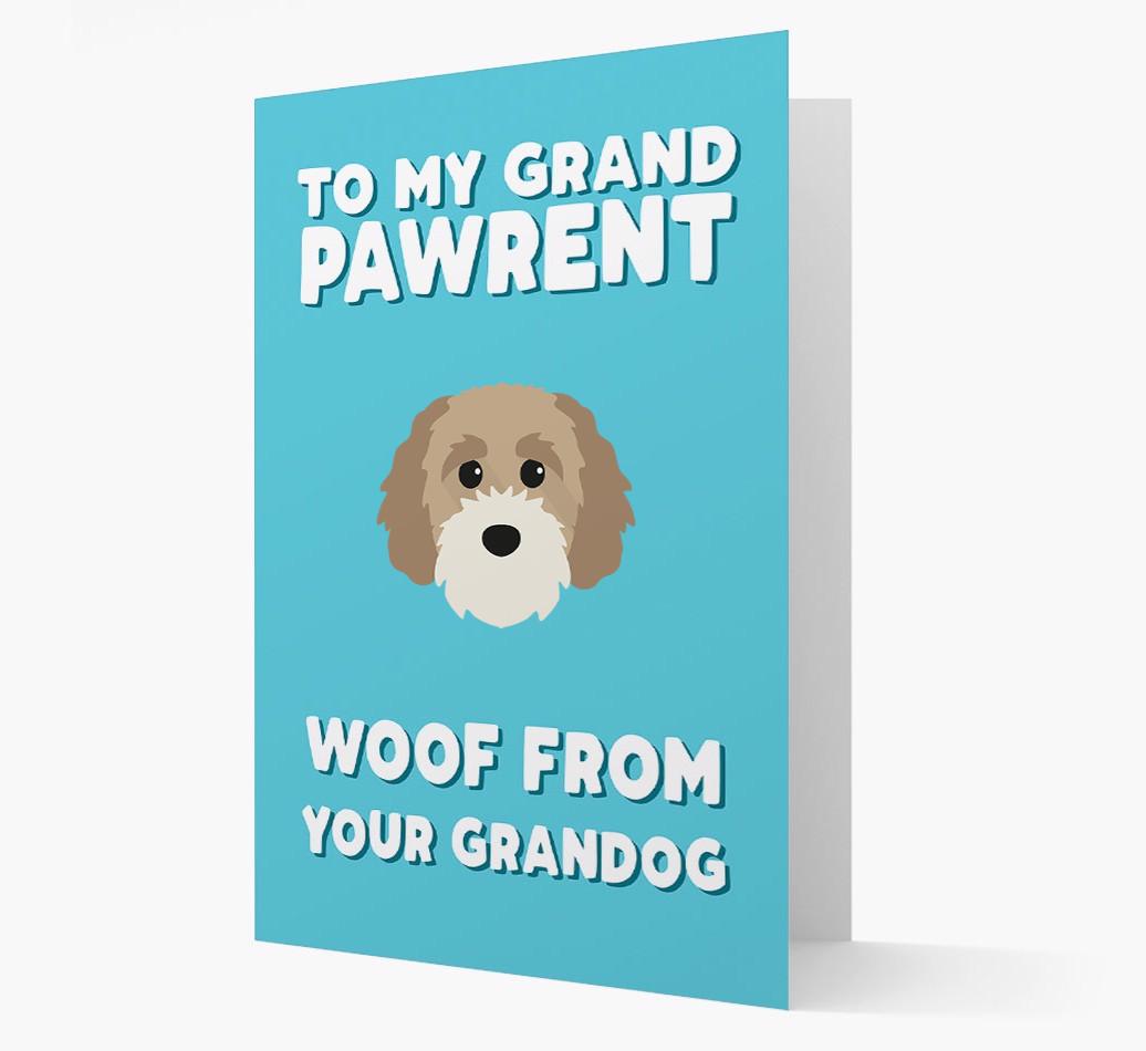 'To My Grandpawrent' - Personalized {breedFullName} Card