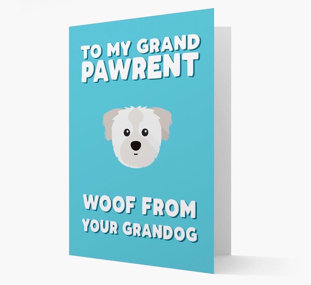 'To My Grandpawrent' - Personalized {breedFullName} Card