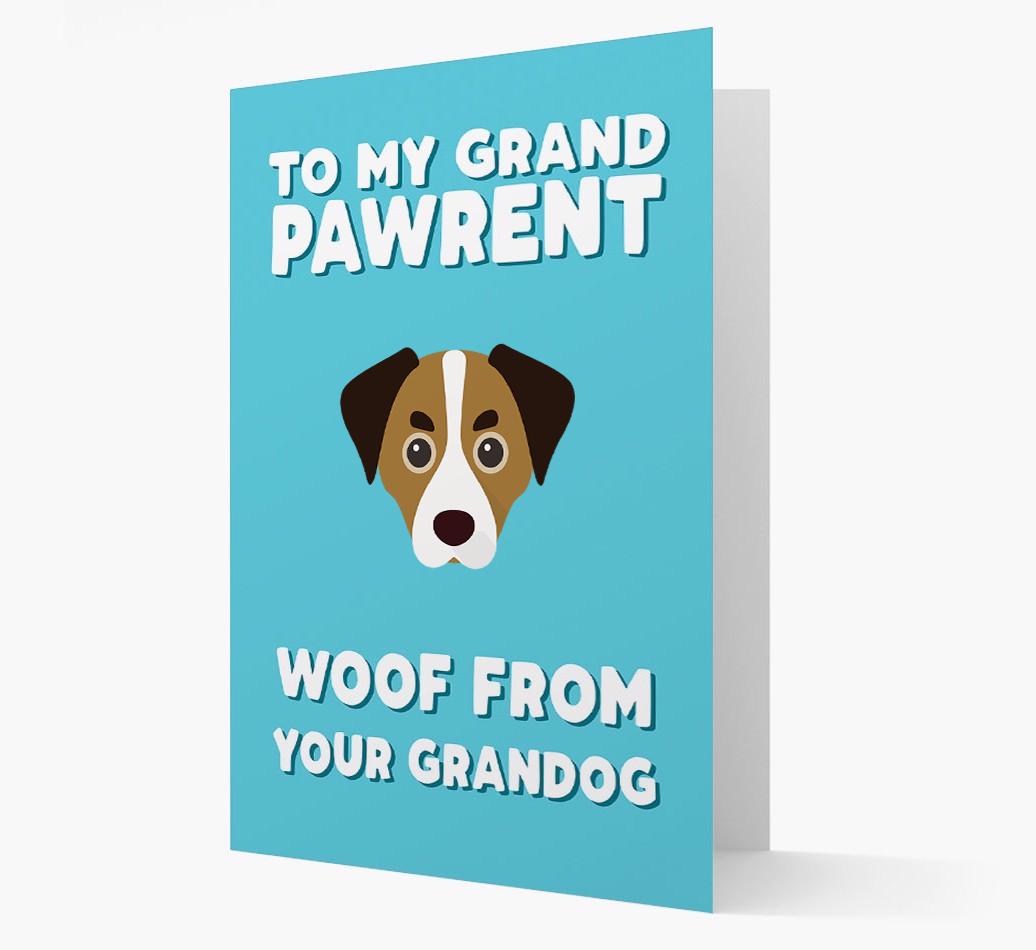'To My Grandpawrent' - Personalized {breedFullName} Card