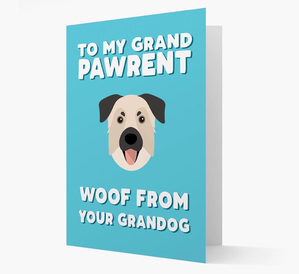 'To My Grandpawrent' - Personalized {breedFullName} Card