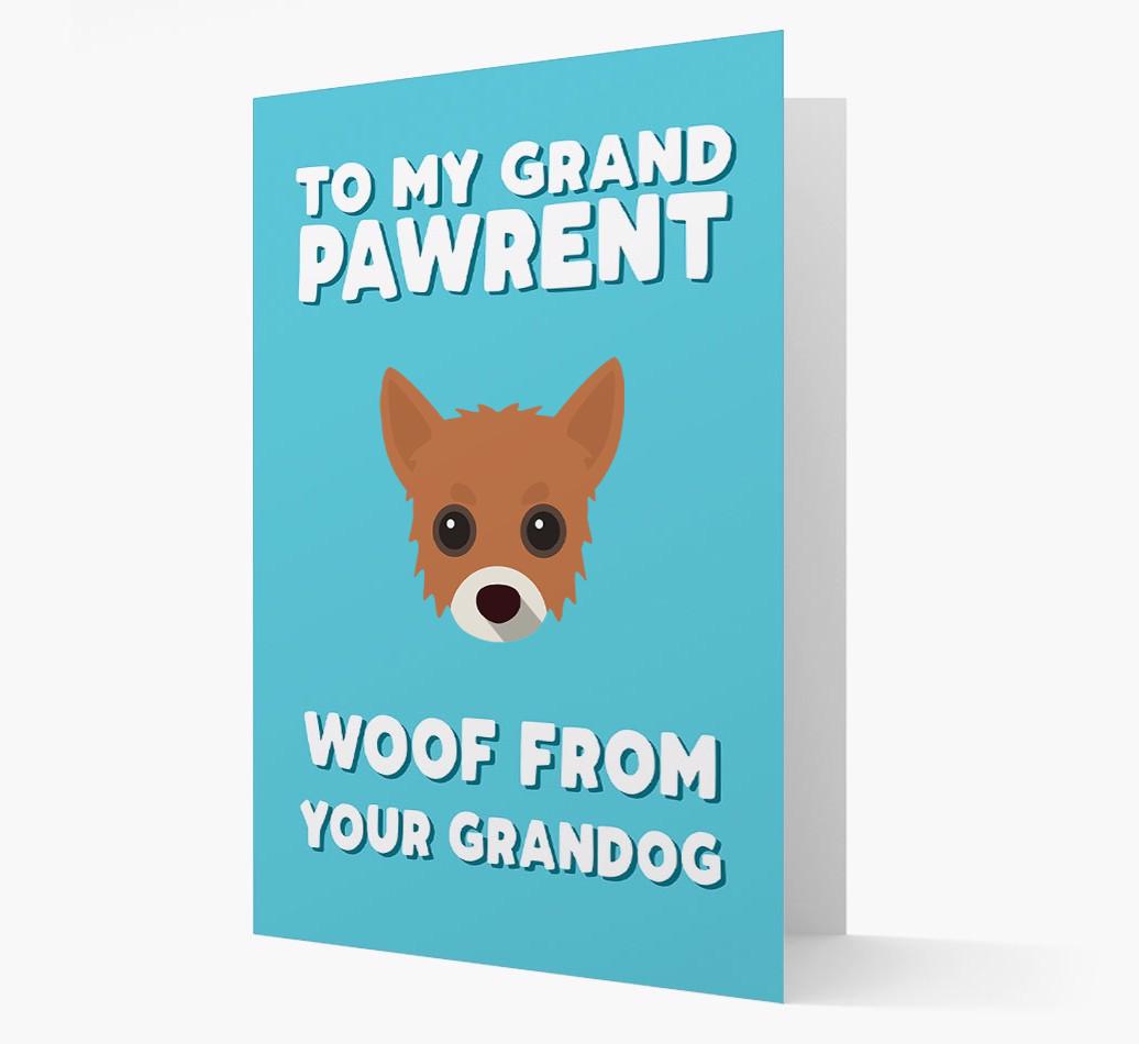 'To My Grandpawrent' - Personalized {breedFullName} Card