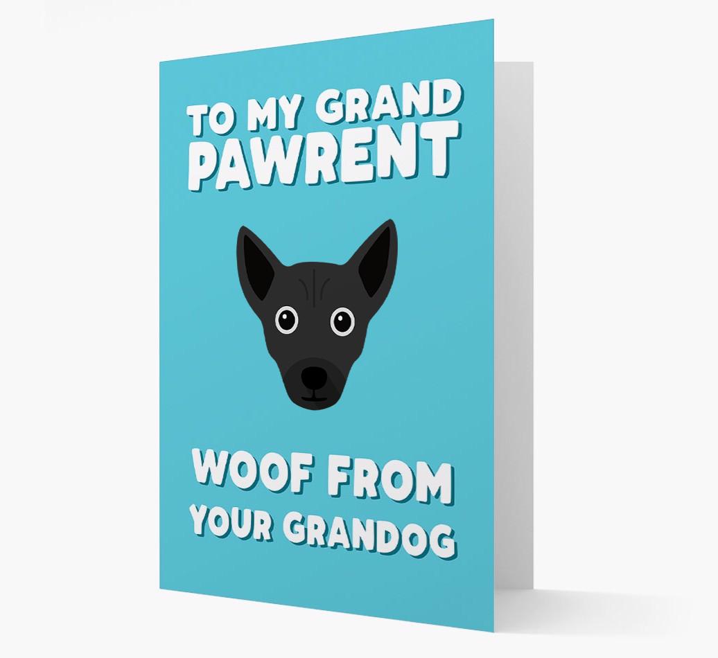 'To My Grandpawrent' - Personalized {breedFullName} Card