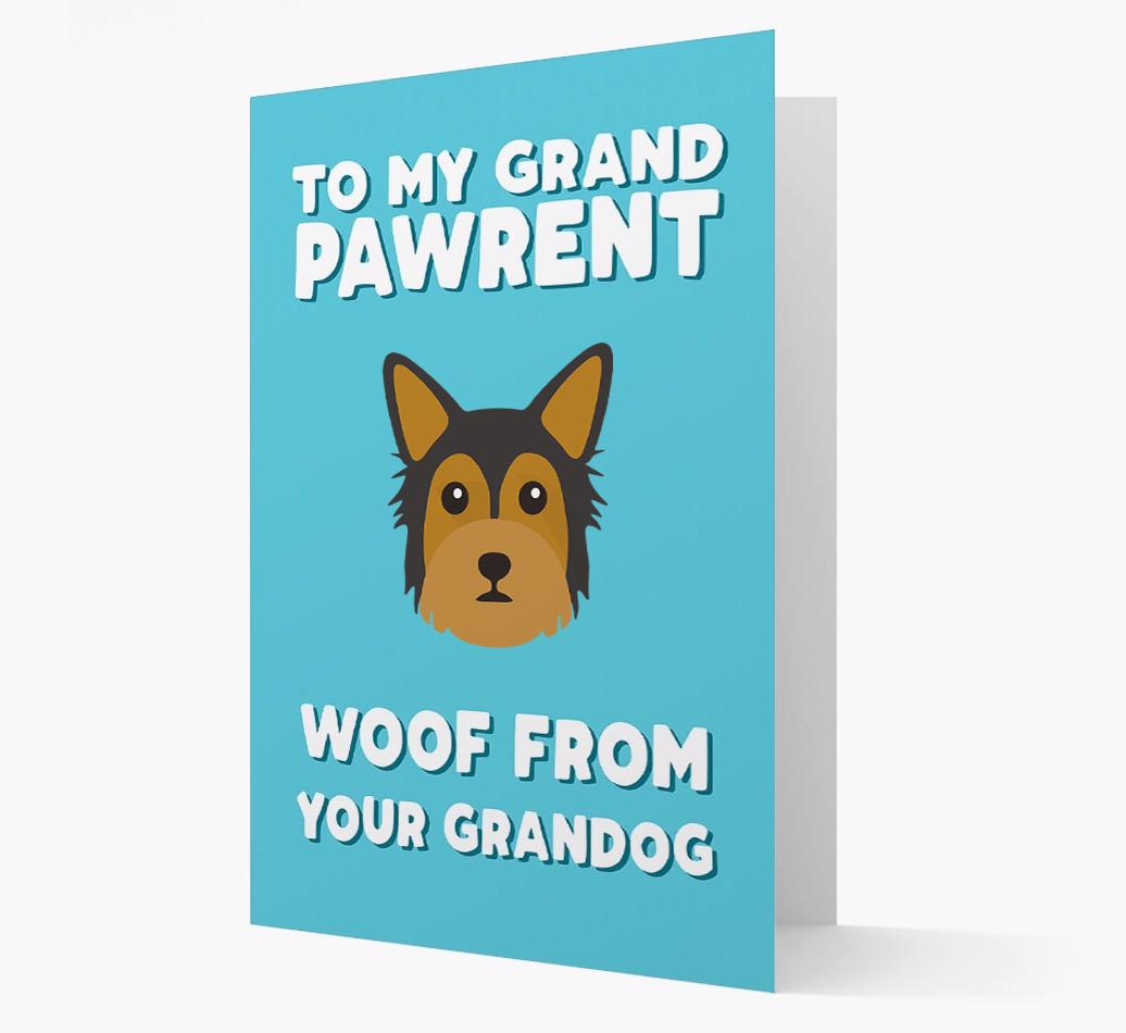 'To My Grandpawrent' - Personalized {breedFullName} Card