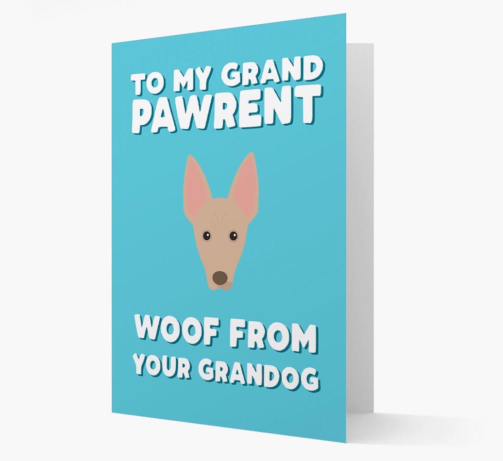 'To My Grandpawrent' - Personalized {breedFullName} Card