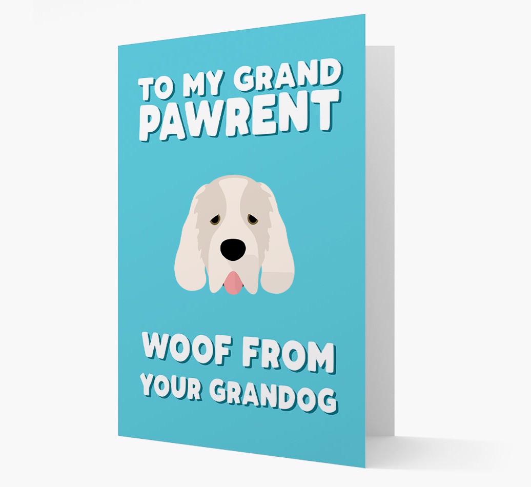 'To My Grandpawrent' - Personalized {breedFullName} Card