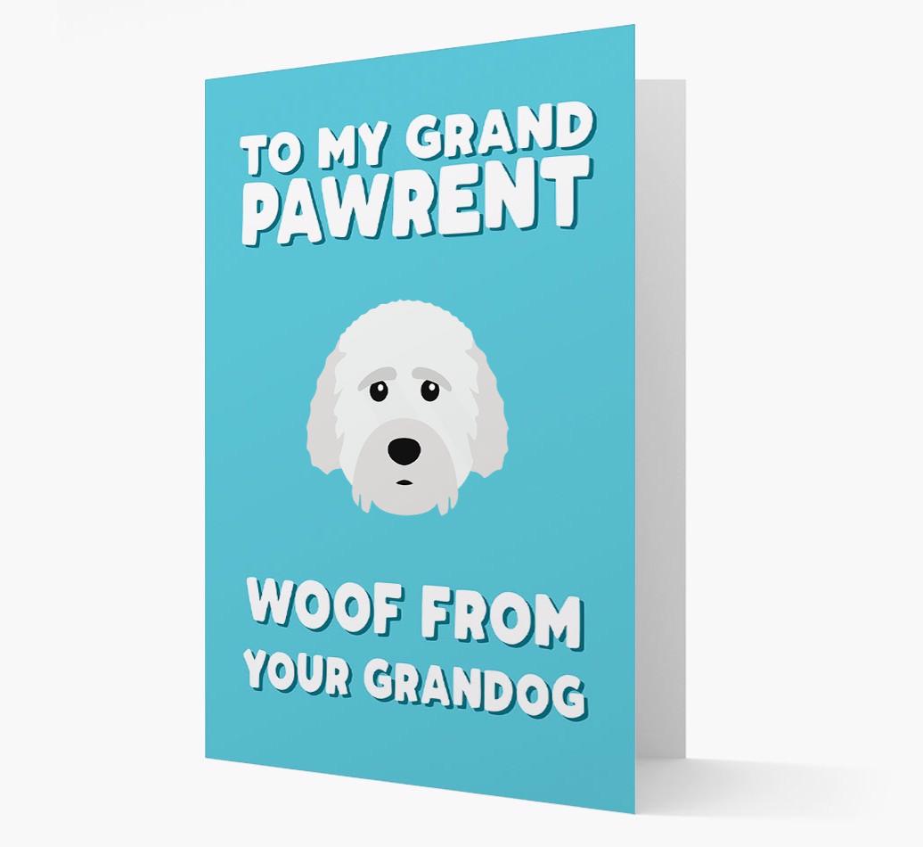 'To My Grandpawrent' - Personalized {breedFullName} Card