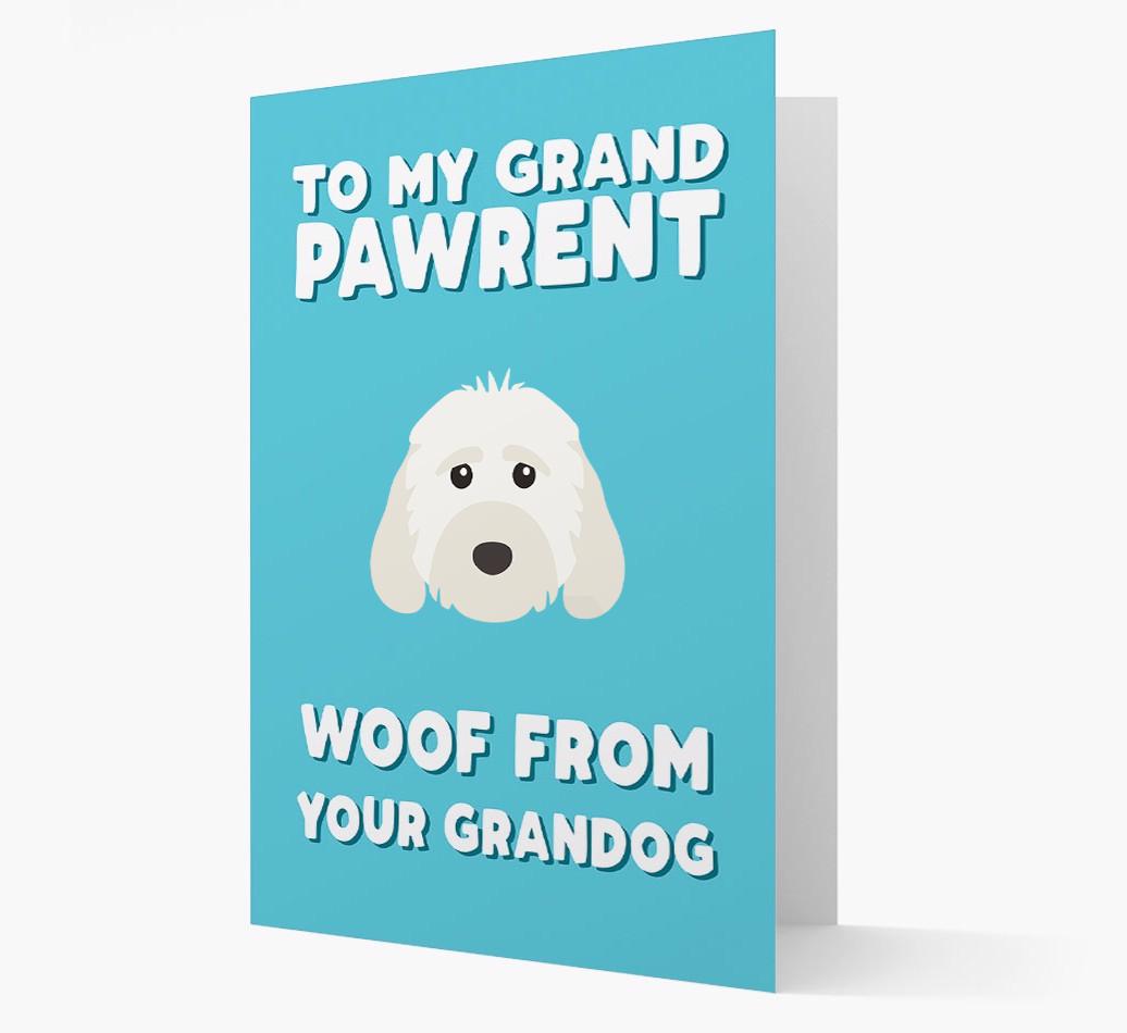 'To My Grandpawrent' - Personalized {breedFullName} Card