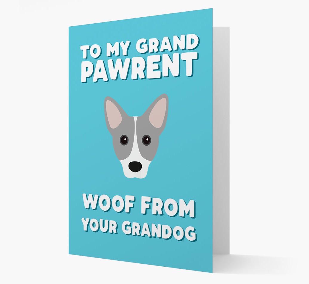 'To My Grandpawrent' - Personalized {breedFullName} Card