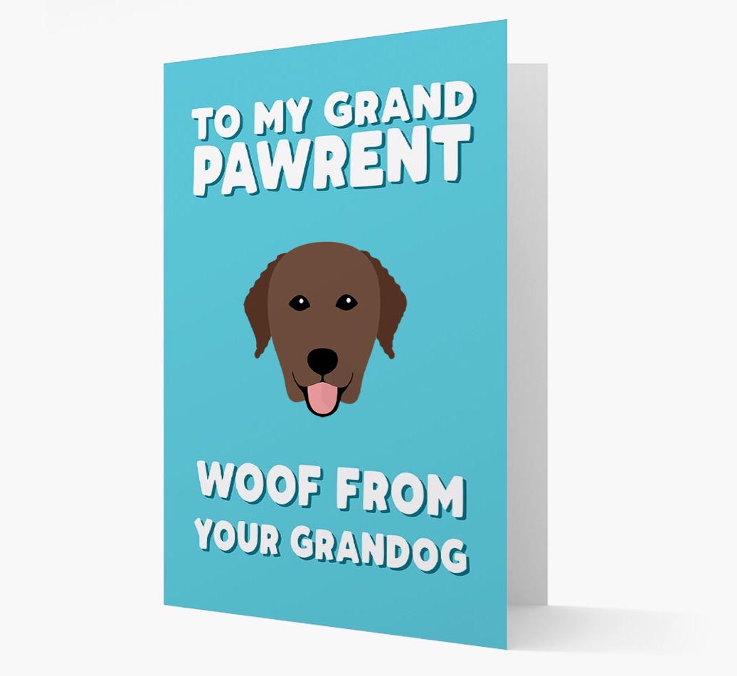 'To My Grandpawrent' - Personalized {breedFullName} Card