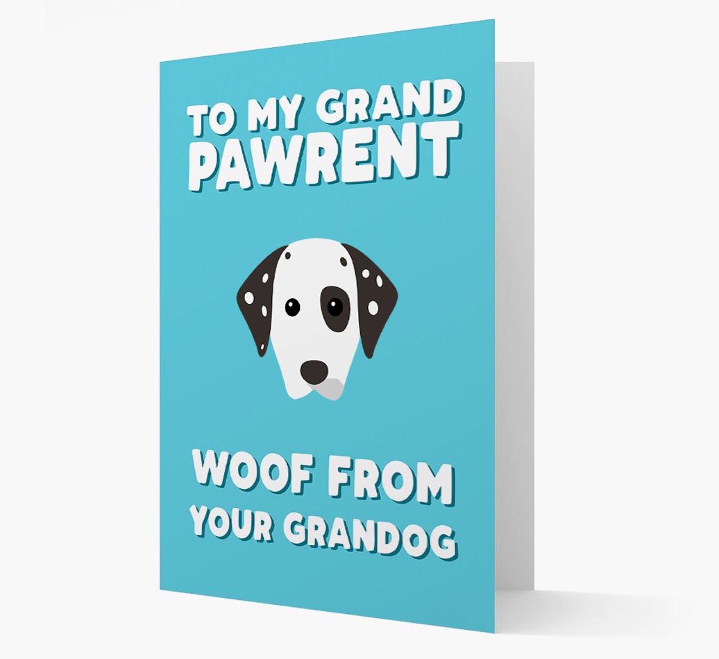 'To My Grandpawrent' - Personalized {breedFullName} Card
