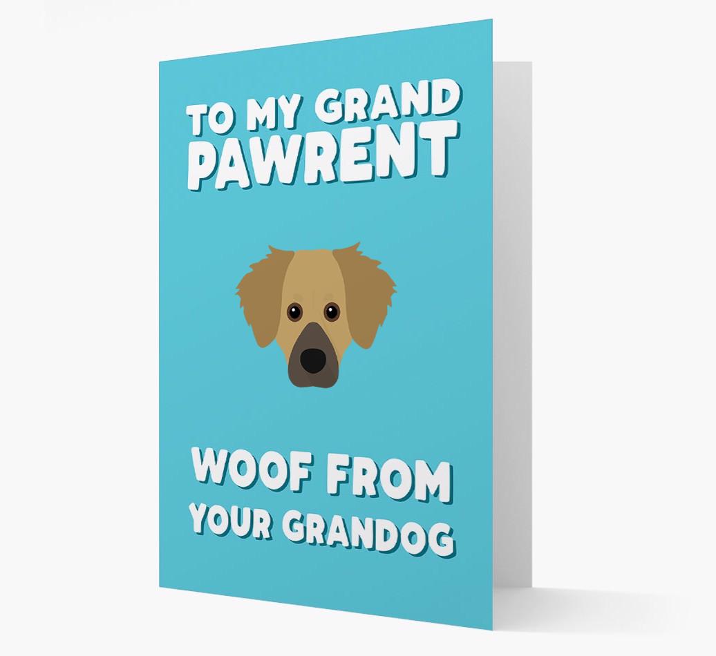 'To My Grandpawrent' - Personalized {breedFullName} Card