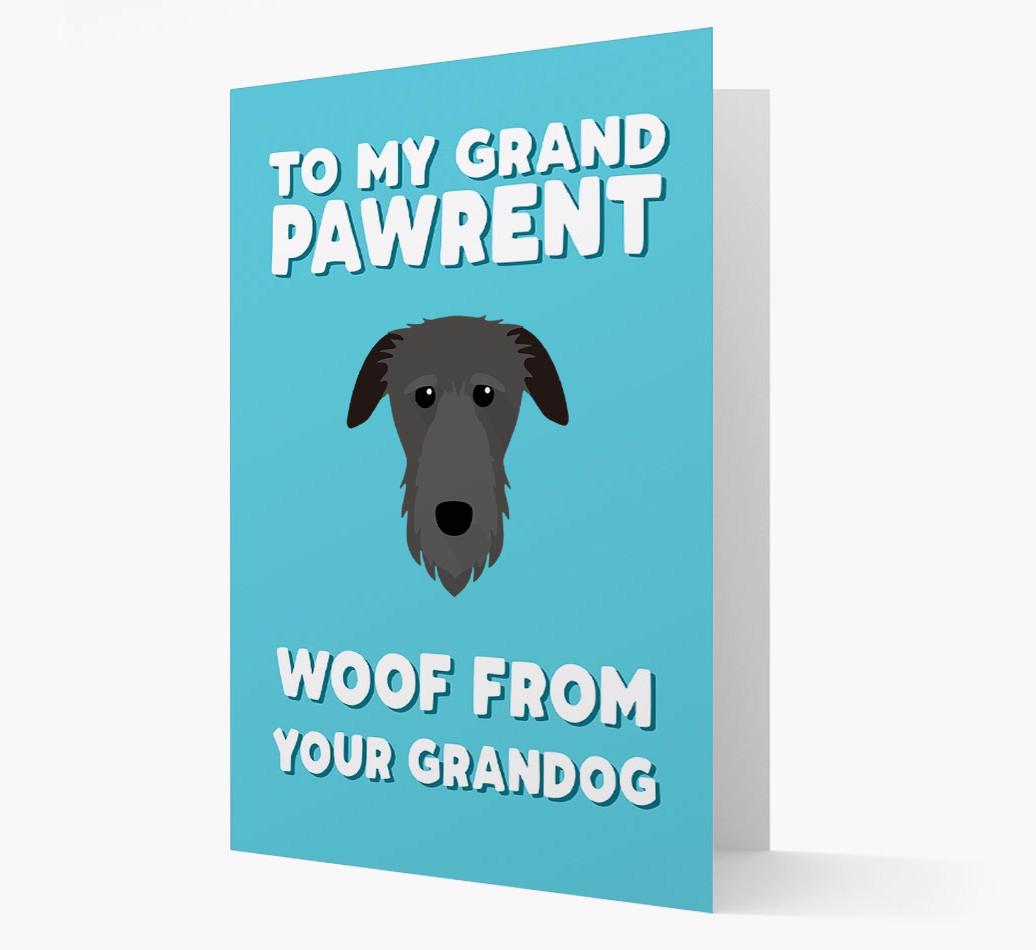 'To My Grandpawrent' - Personalized {breedFullName} Card