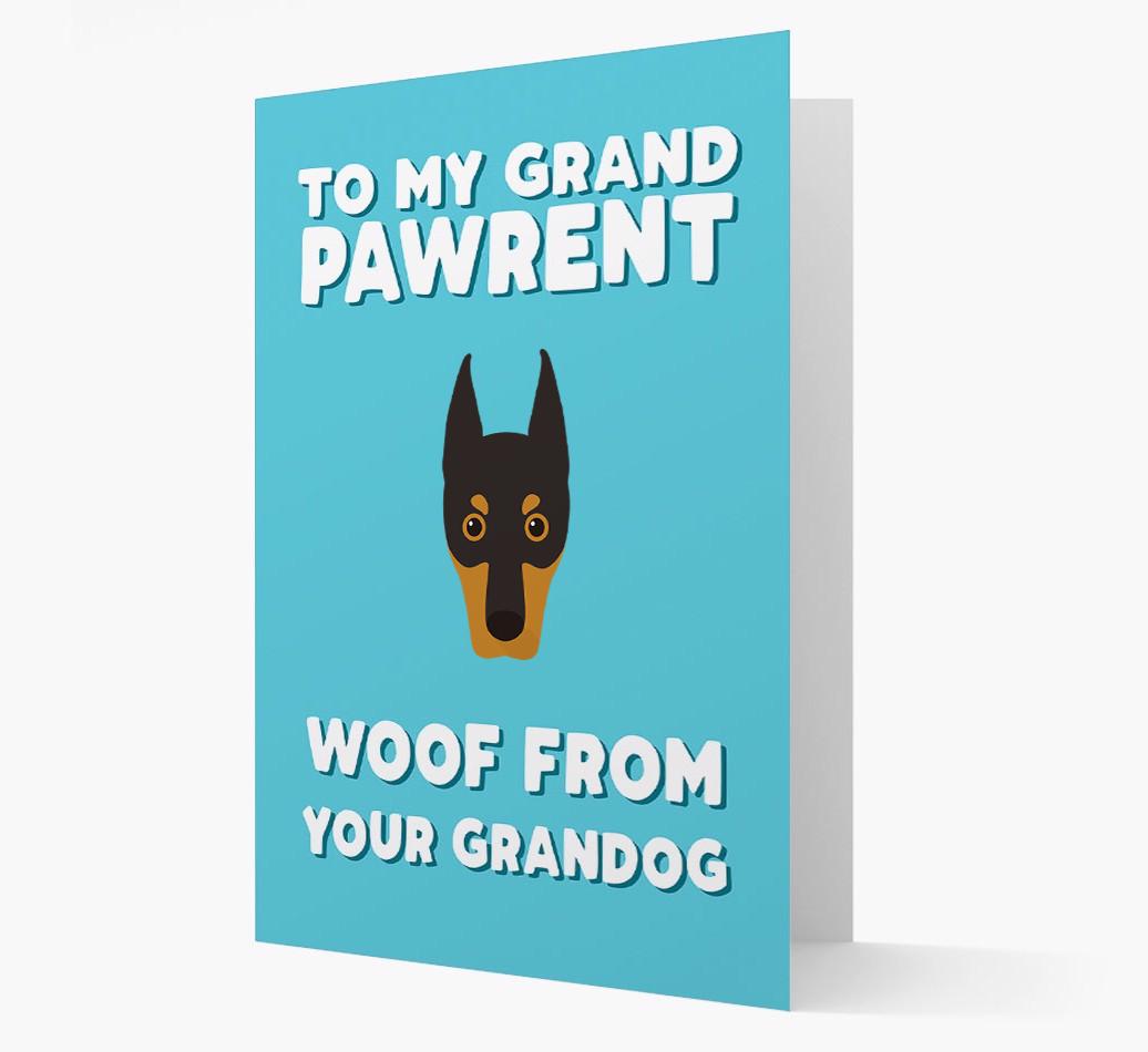 'To My Grandpawrent' - Personalized {breedFullName} Card