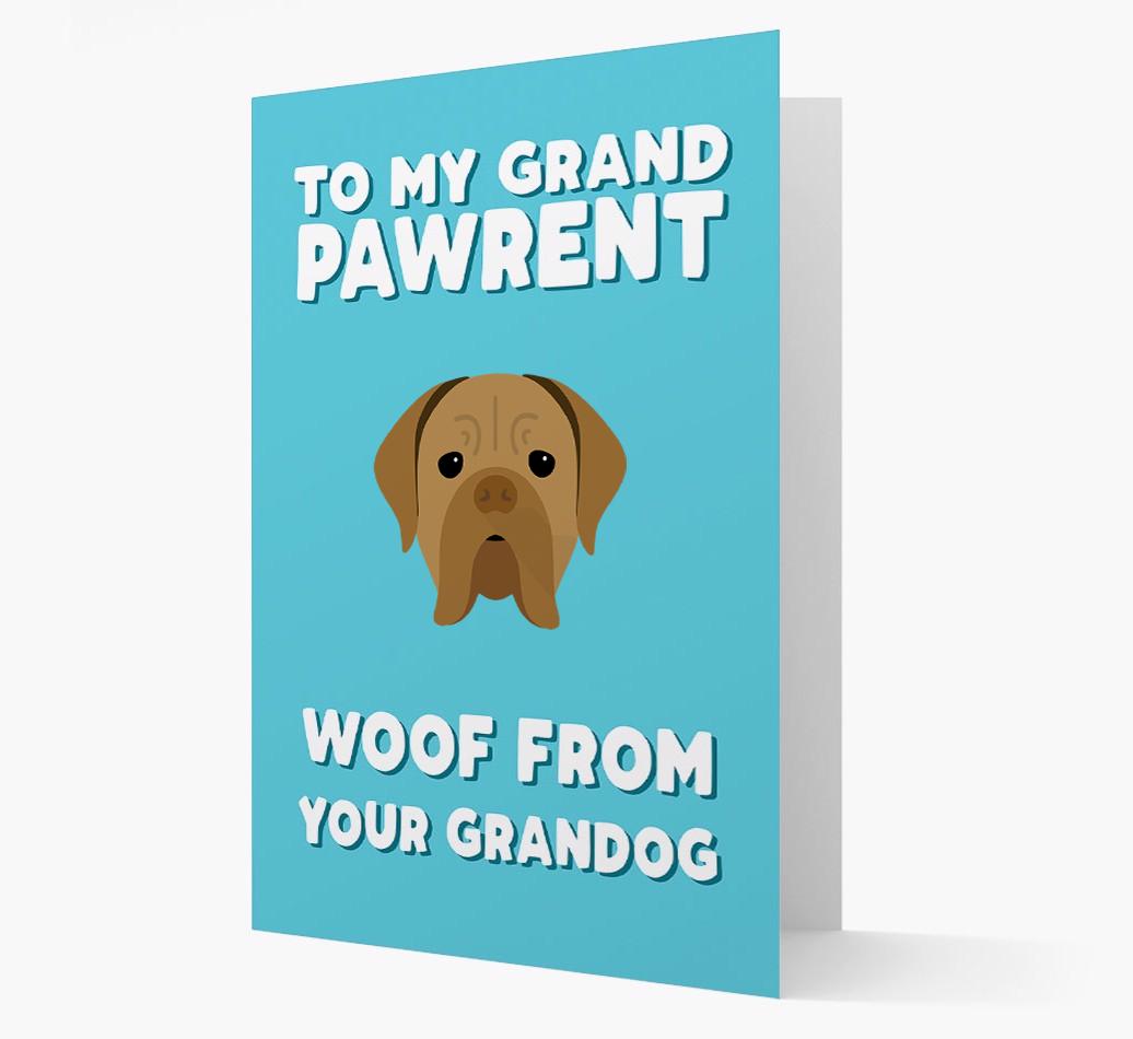 'To My Grandpawrent' - Personalized {breedFullName} Card