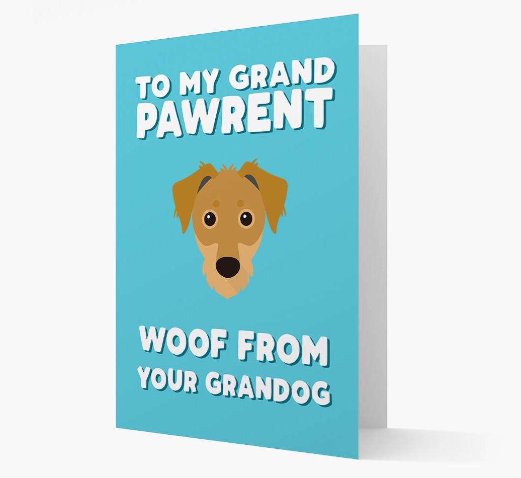 'To My Grandpawrent' - Personalized {breedFullName} Card