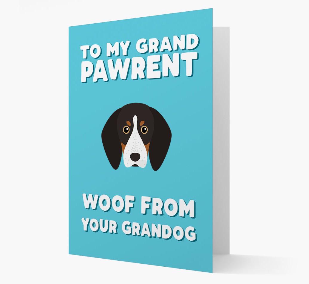 'To My Grandpawrent' - Personalized {breedFullName} Card