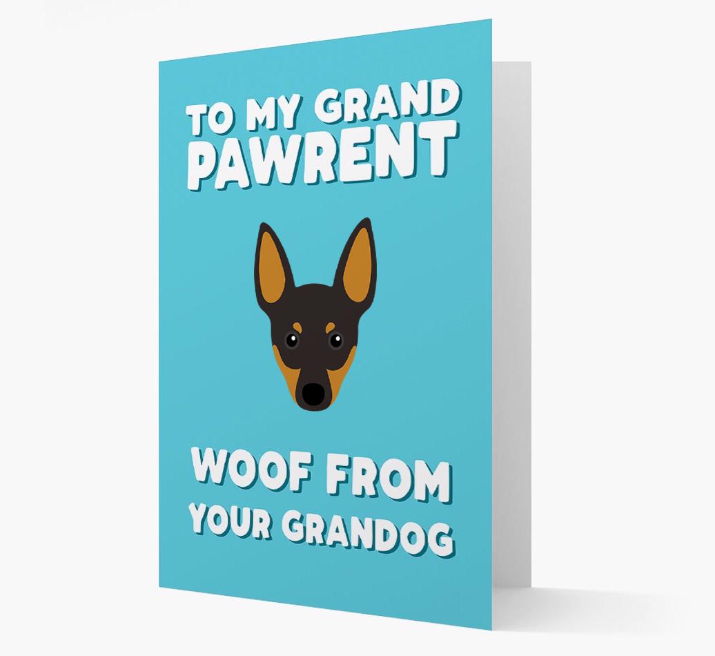 'To My Grandpawrent' - Personalized {breedFullName} Card