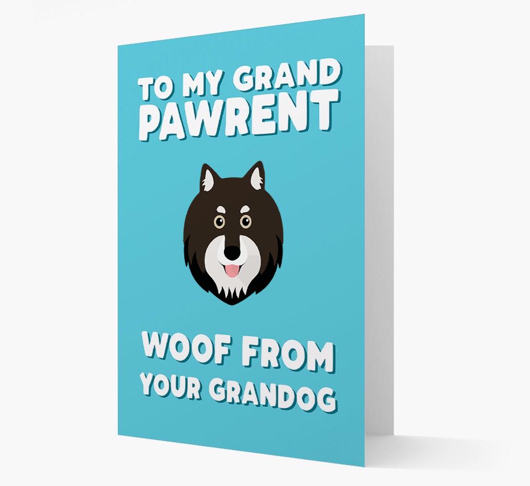 'To My Grandpawrent' - Personalized {breedFullName} Card