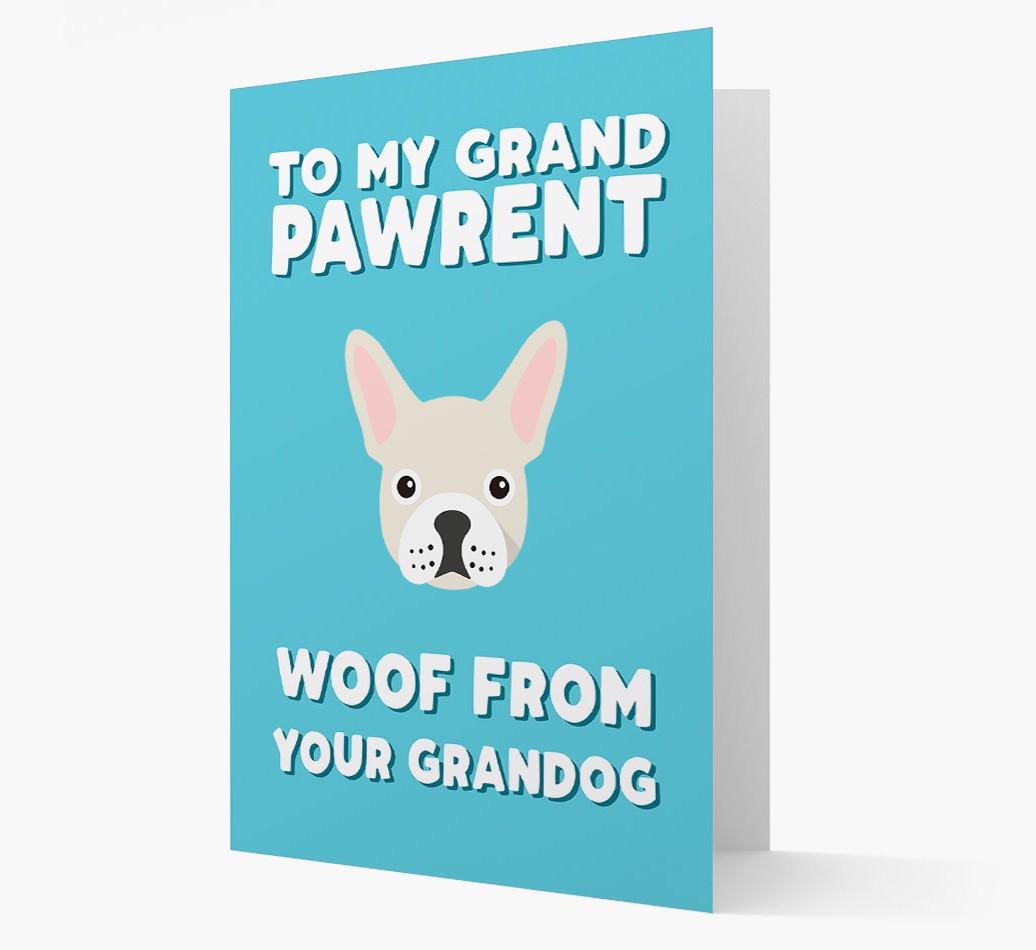'To My Grandpawrent' - Personalized {breedFullName} Card
