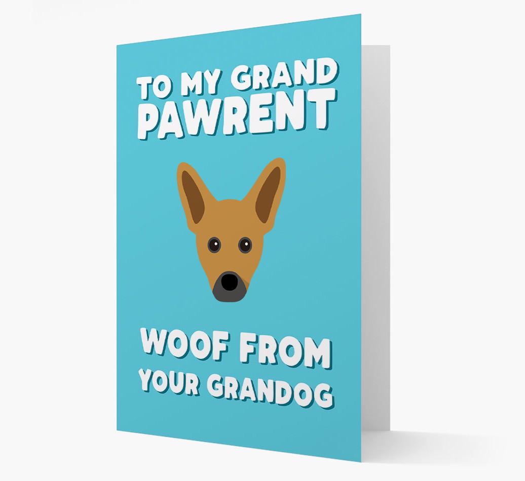 'To My Grandpawrent' - Personalized {breedFullName} Card