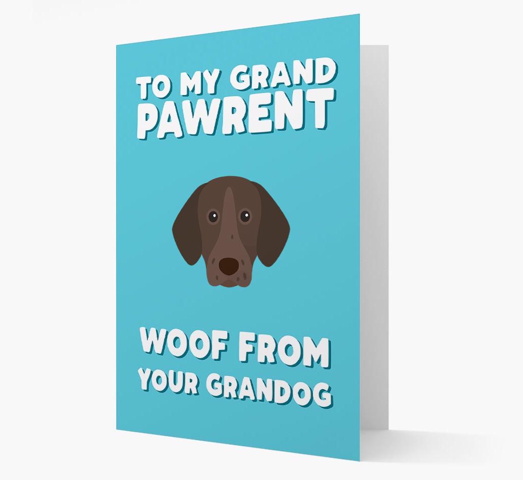 'To My Grandpawrent' - Personalized {breedFullName} Card