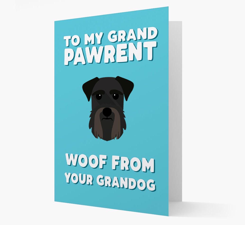 'To My Grandpawrent' - Personalized {breedFullName} Card