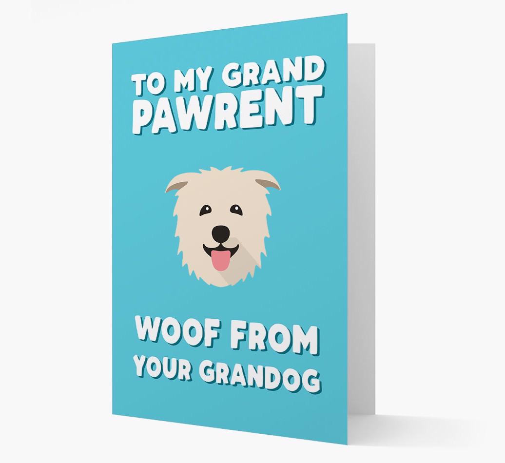 'To My Grandpawrent' - Personalized {breedFullName} Card