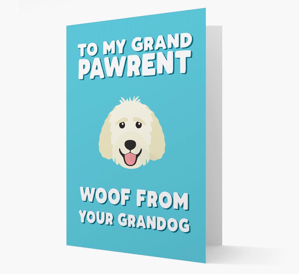 'To My Grandpawrent' - Personalized {breedFullName} Card