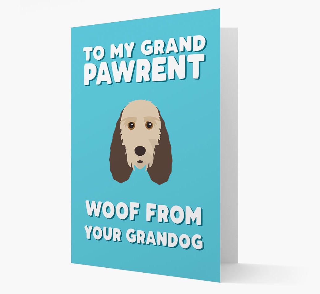 'To My Grandpawrent' - Personalized {breedFullName} Card