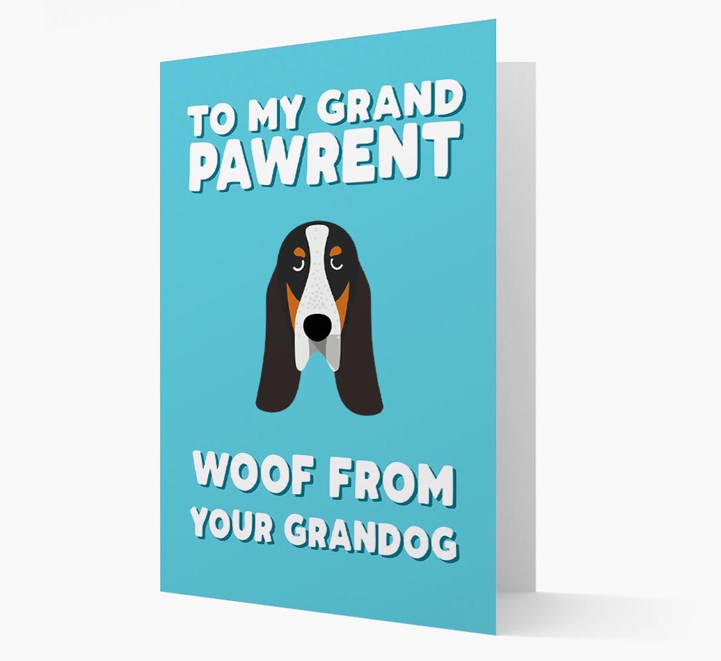 'To My Grandpawrent' - Personalized {breedFullName} Card