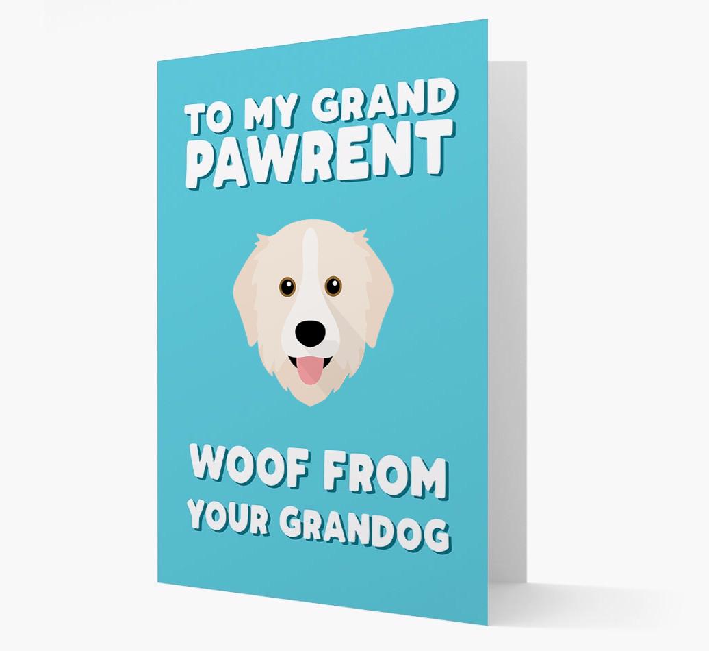 'To My Grandpawrent' - Personalised {breedFullName} Card